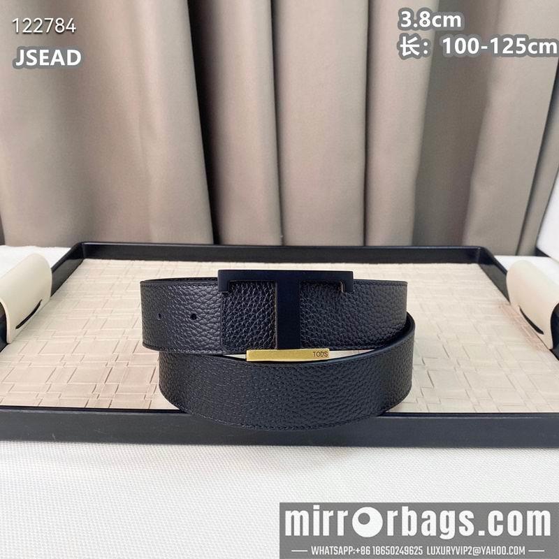 Tod's belt 38mmX100-125cm 8L01