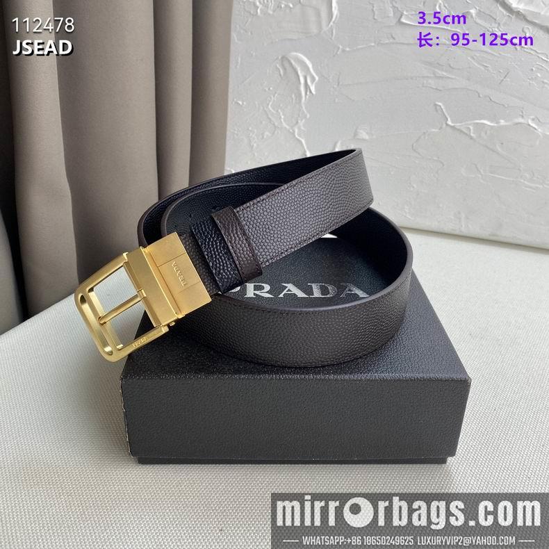 Prada belt 35mmX95-125CM 8L15