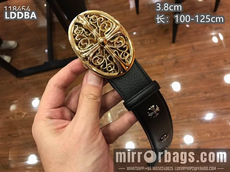 Chrome Hearts belt 38mmX100-125cm 8L05