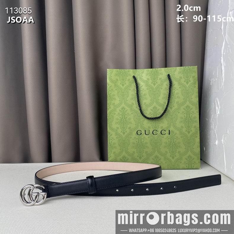Gucci belt 20mmX90-115cm 8L13