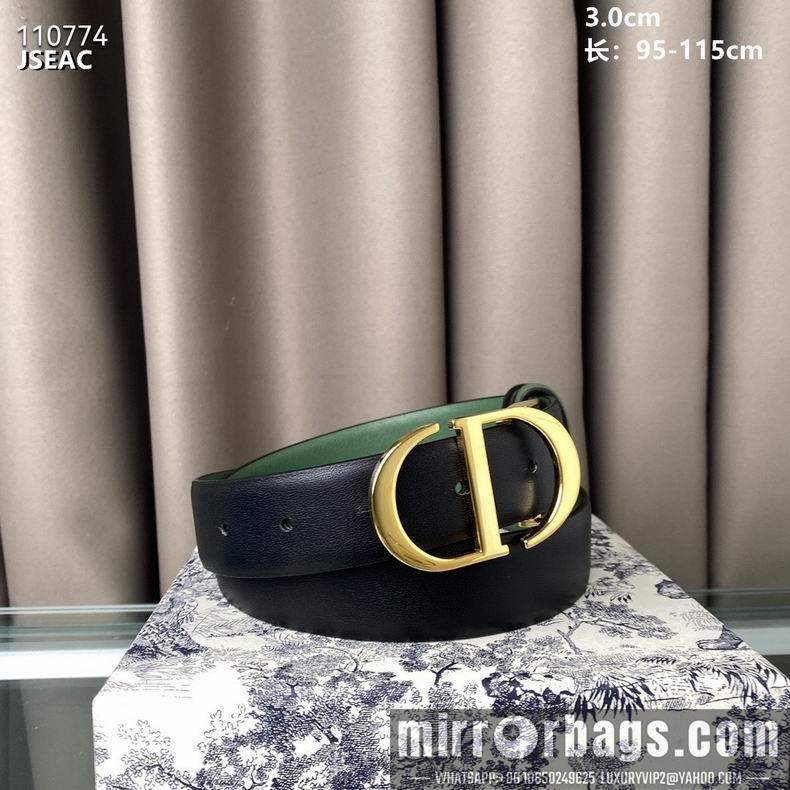 Dior Belt 30mmX95-115cm 8L08