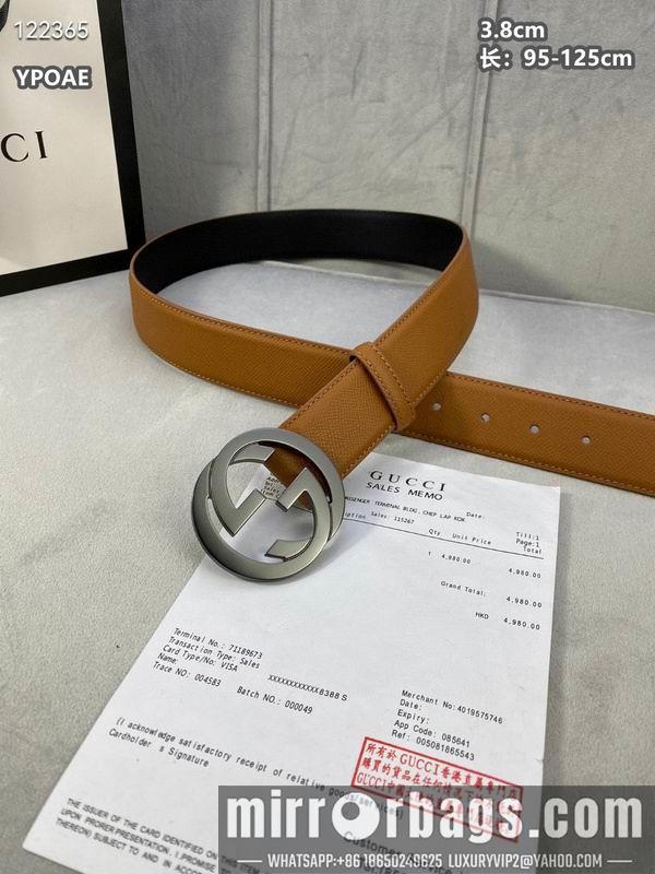 Gucci belt 38mmX95-125cm 8L22