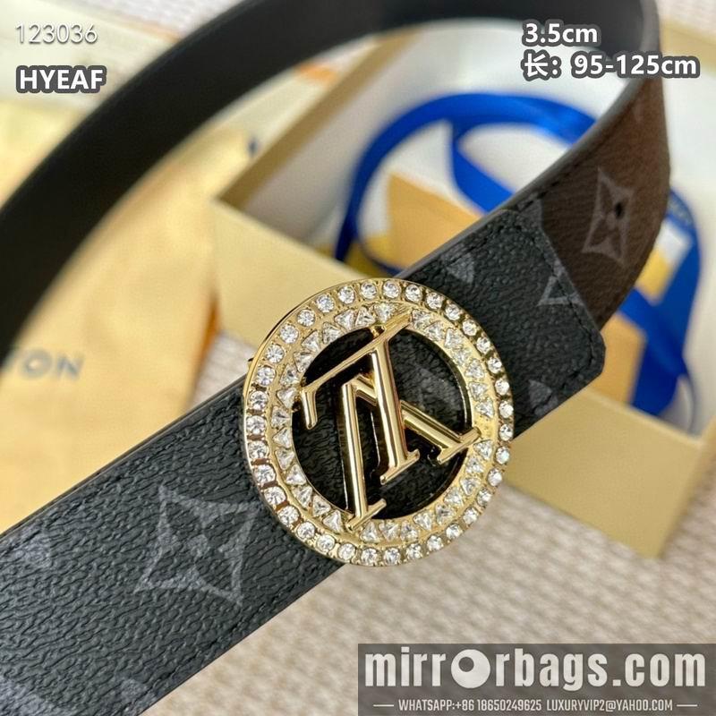 LV belt 35mmX95-125cm 8L02