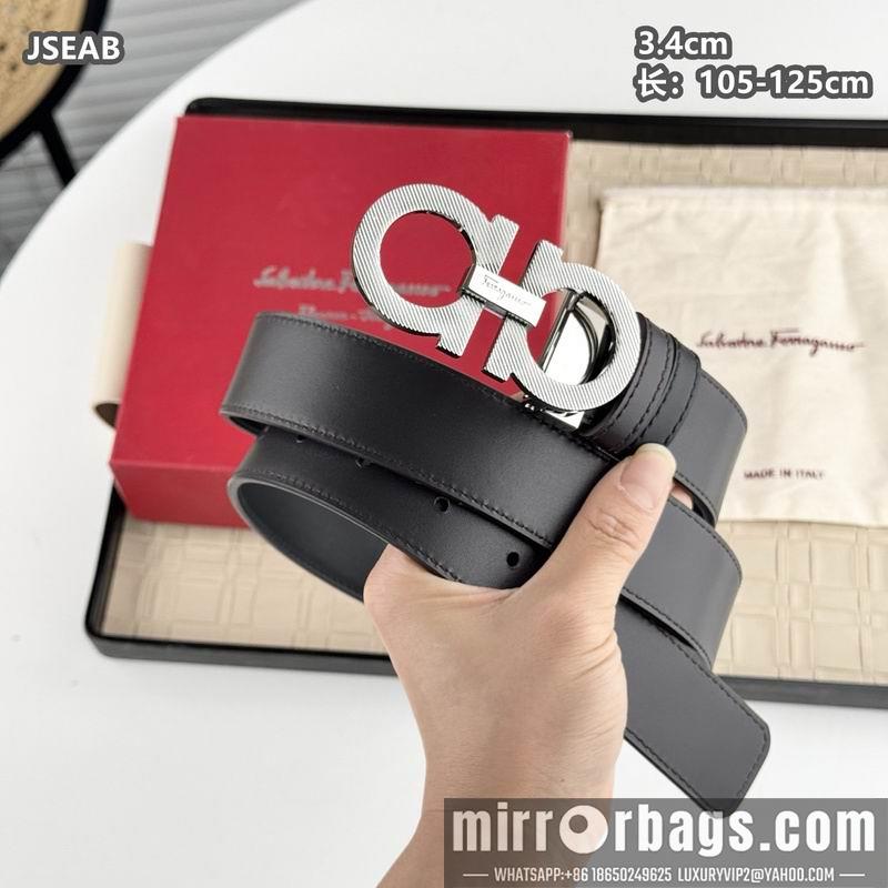 Ferragamo belt 34mmX105-125cm 8L12