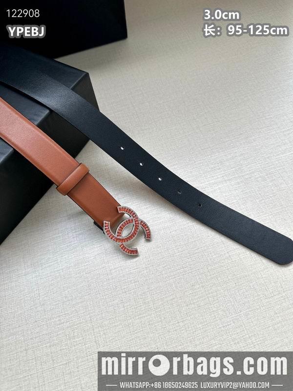 Chanel belt 30mmX95-125cm 8L26