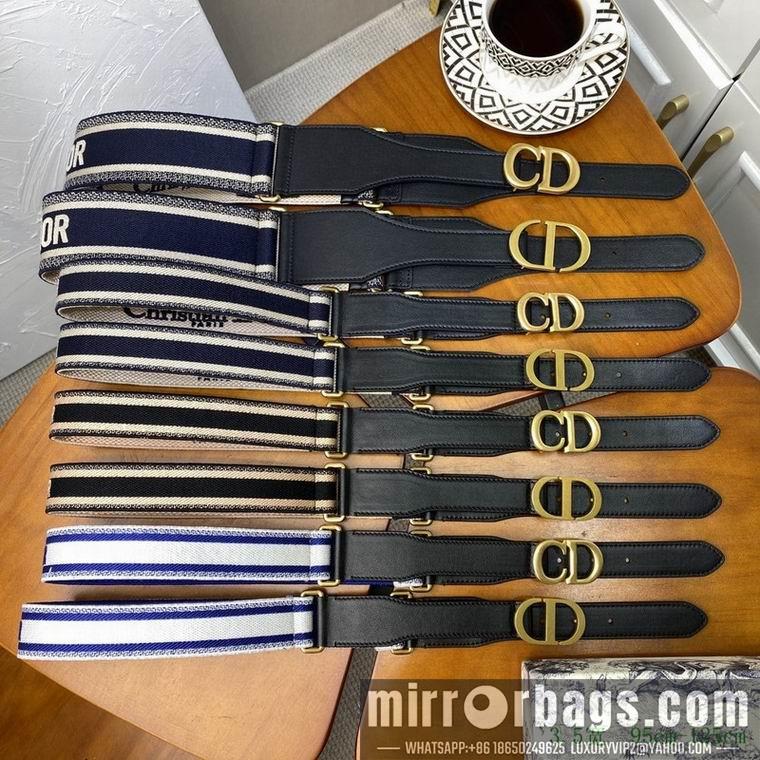 Dior belt 35mmX95-125cm 7D02