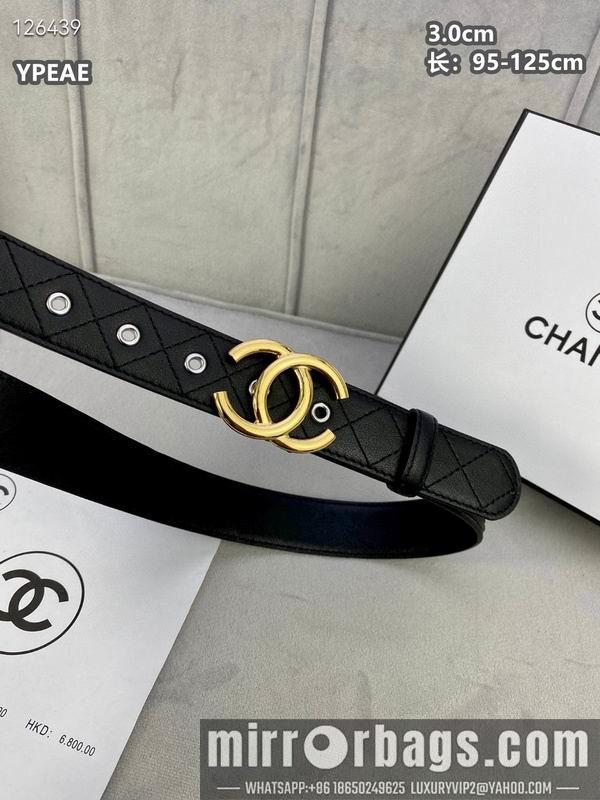 Chanel belt 30mmX95-125cm 8L23
