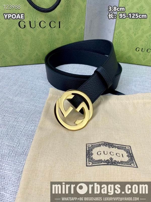 Gucci belt 38mmX95-125cm 8L10