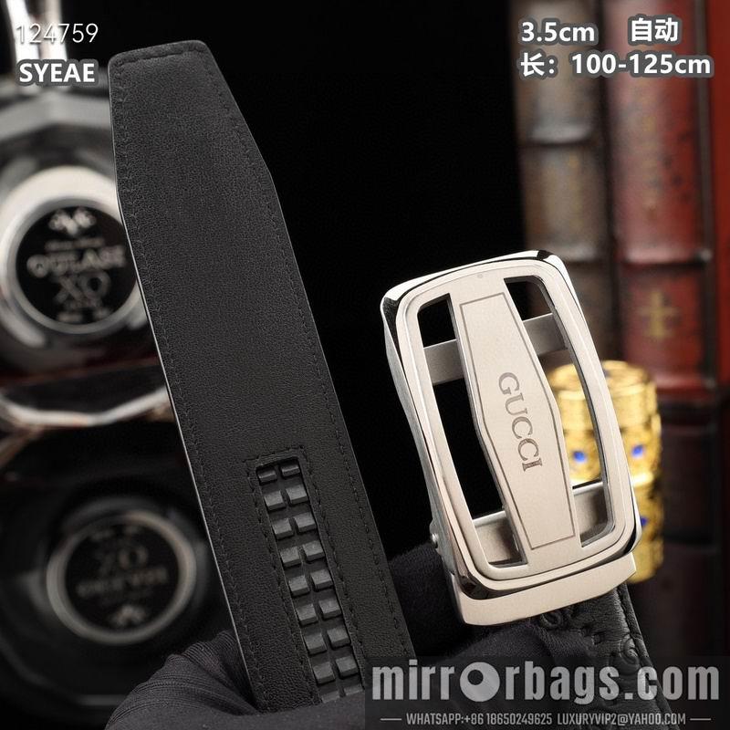 Gucci belt 35mmX100-125cm 8L19