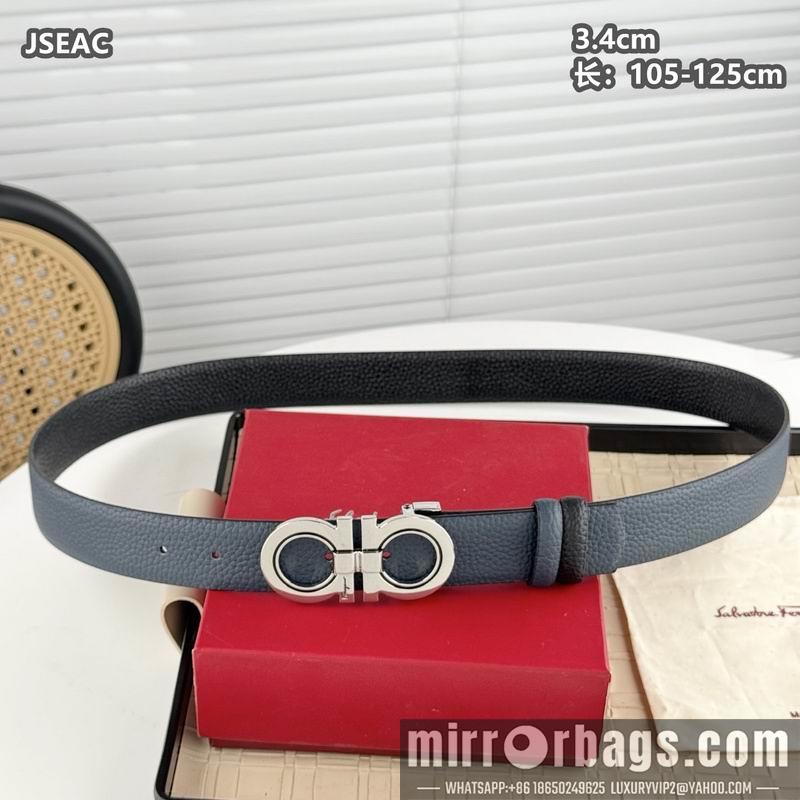 Ferragamo belt 34mmX105-125cm 8L16