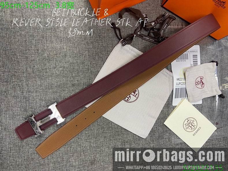 Hermes Belt 38mmX95-125cm 7D119