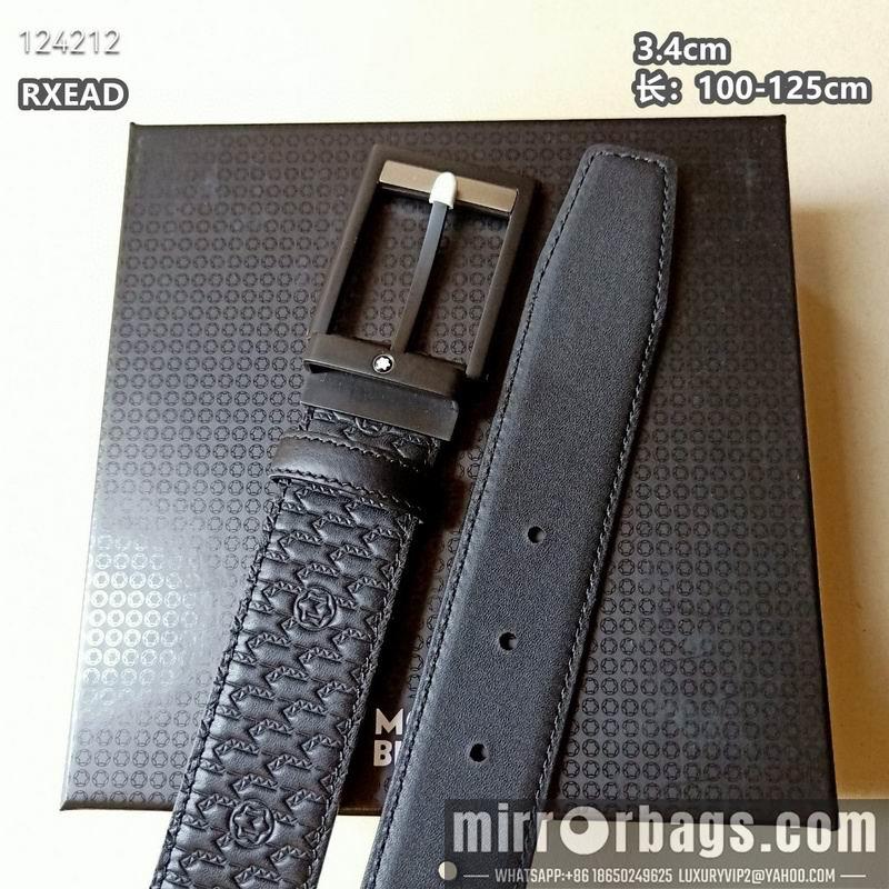 Montblanc belt 34mmX100-125cm 8L06
