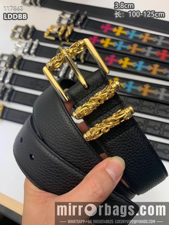 Chrome Hearts belt 38mmX100-125cm 8L16