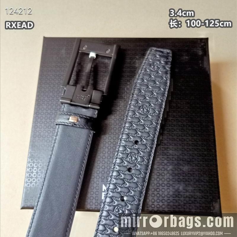 Montblanc belt 34mmX100-125cm 8L06