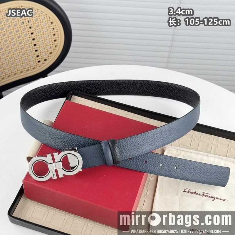 Ferragamo belt 34mmX105-125cm 8L16