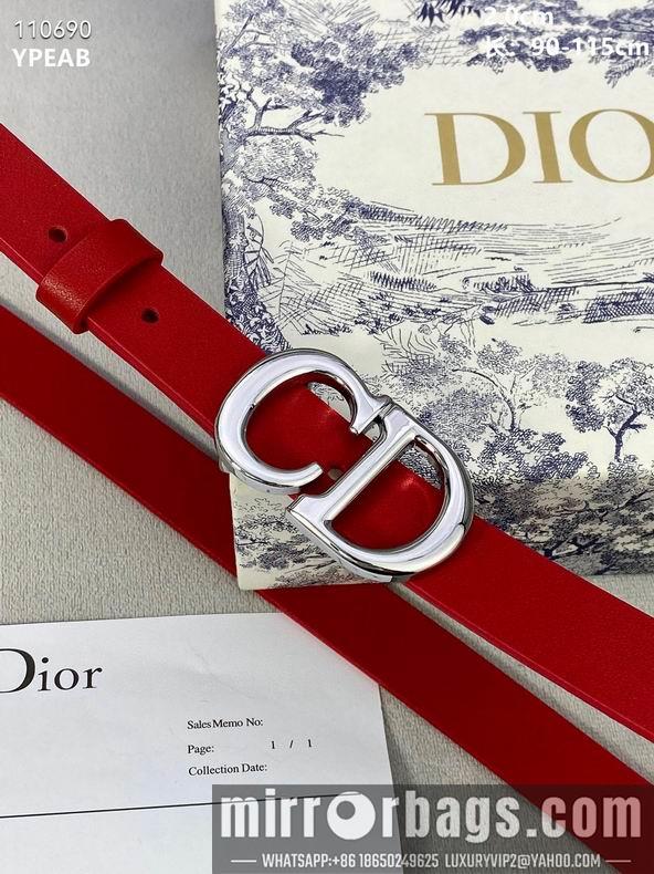 Dior Belt 20mmX90-115cm 8L04