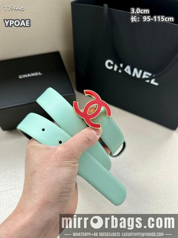 Chanel belt 30mmX95-115cm 8L040802