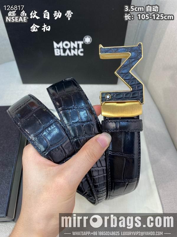 Montlanc belt 35mmX105-125cm 8L62