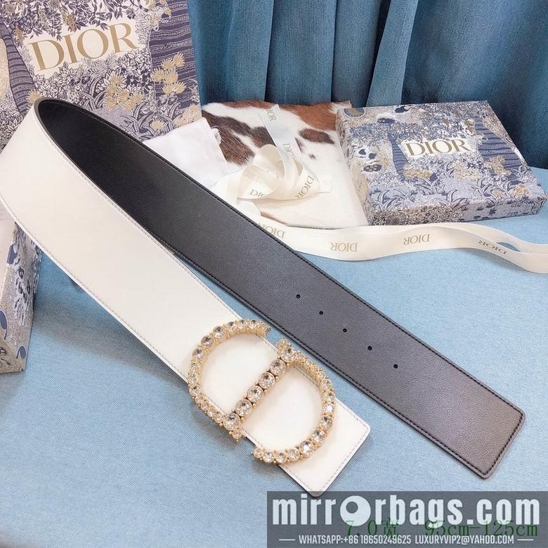 Dior Belt 70mmX95-125cm 7d06