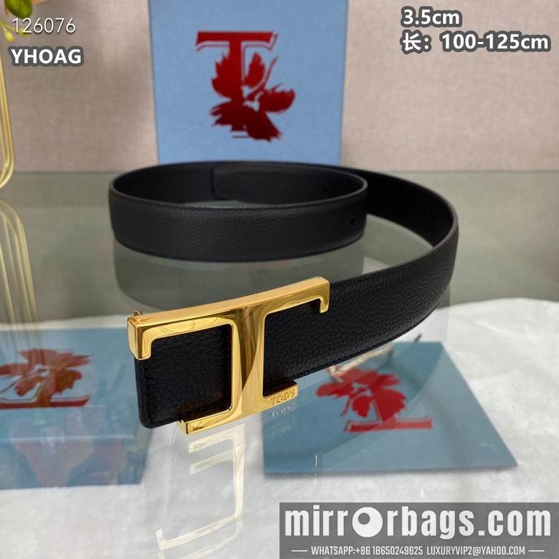 Tod's belt 35mmX100-125cm 8L07
