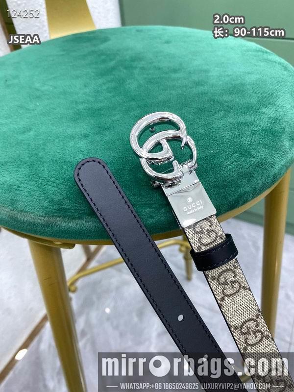 Gucci belt 20mmX90-115cm 8L22