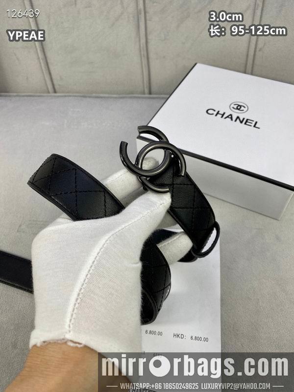 Chanel belt 30mmX95-125cm 8L23