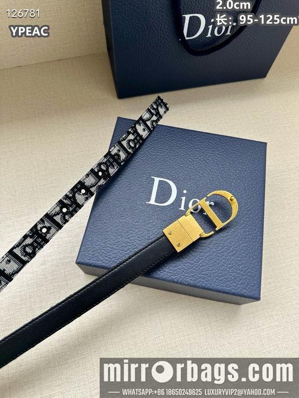 Dior belt 20mmX95-125cm 8L22