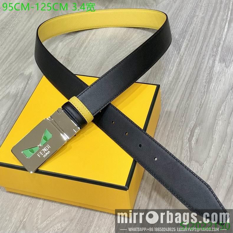 Fendi Belt 34mmX95-125cm 7D02
