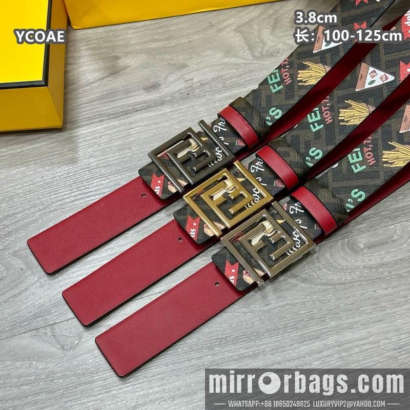 Fendi belt 38mmX100-125cm 8L33
