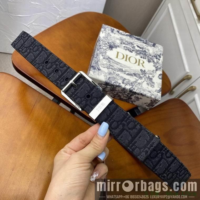 Dior belt 35mmX95-125cm 7D03