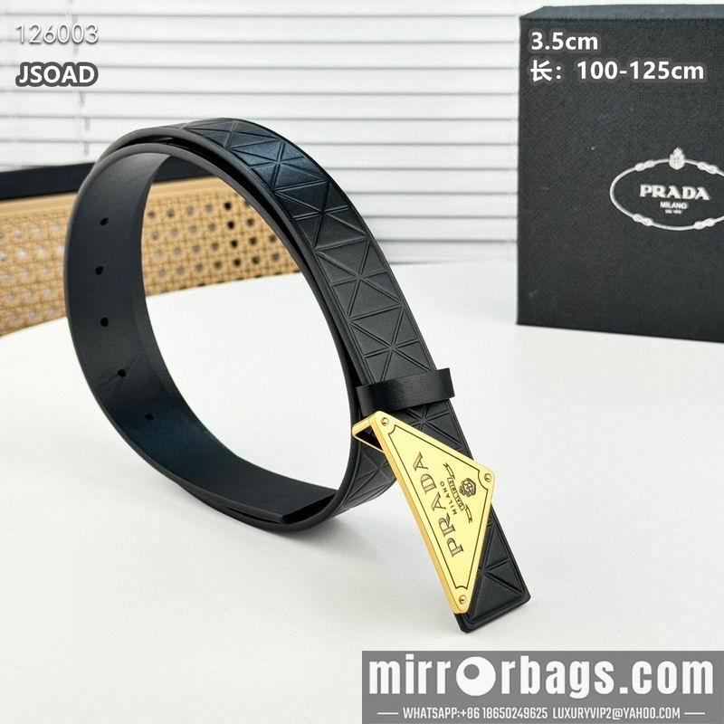Prada belt 35mmX100-125cm 8L36