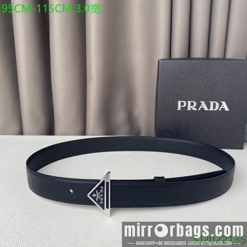 Prada Belt 30mmX95-115cm 7D01