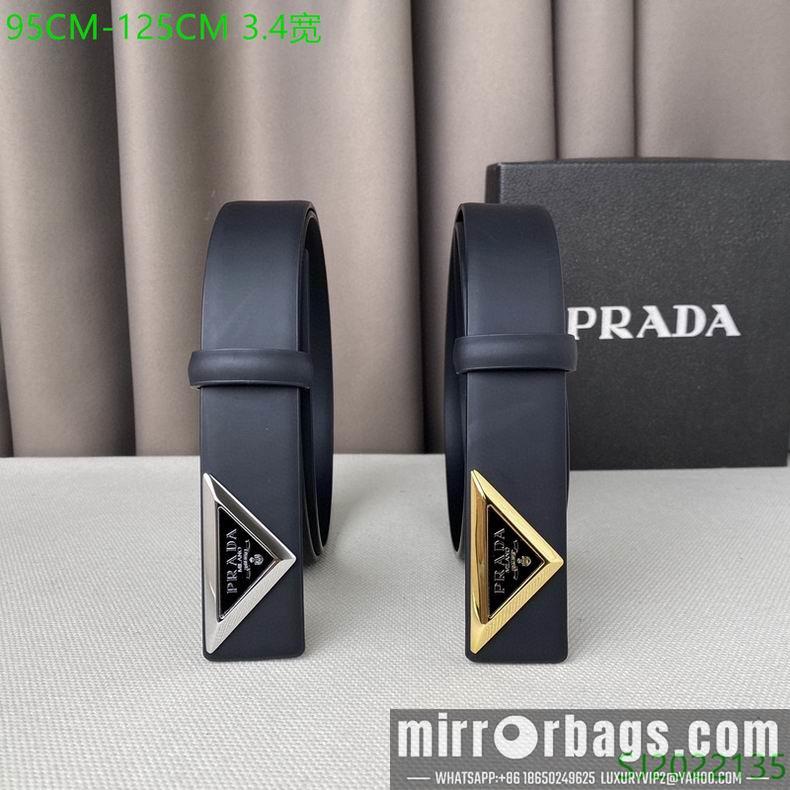 Prada Belt 34mmX95-125cm 7D04
