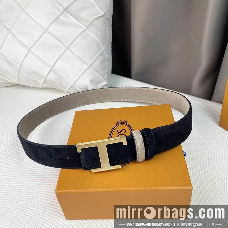 Tod's belt 34mmX95-125cm 7D02