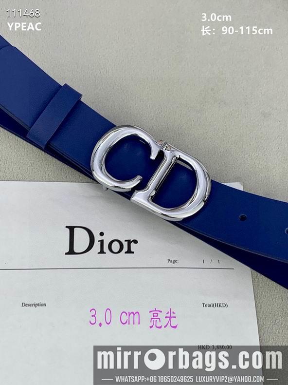Dior Belt 30mmX90-115cm 8L07