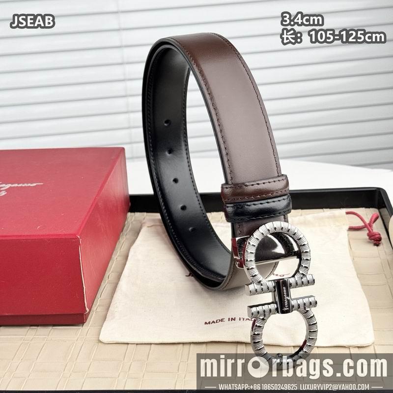 Ferragamo belt 34mmX105-125cm 8L11