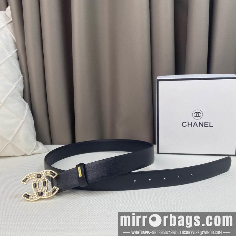 Chanel belt 30mmX90-115cm 7D08