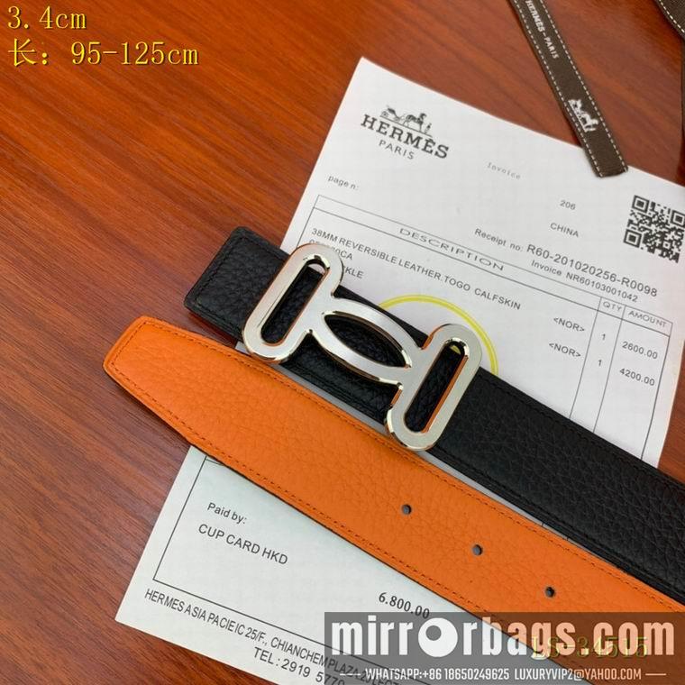 Hermes Belt 34mm 95-125cm 8L04