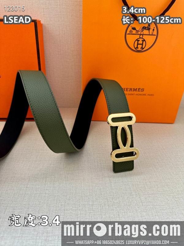 Hermes belt 34mmX100-125cm 8L07