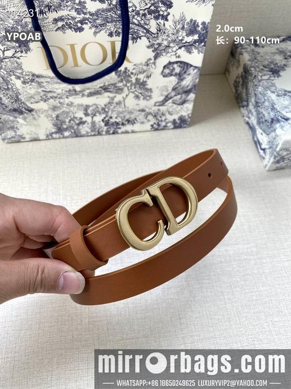 Dior Belt 20mmX90-110cm 8L03