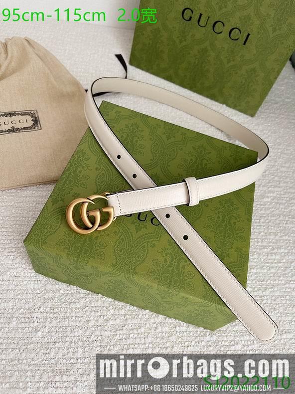 Gucci belt 20mmX95-115cm 7D02