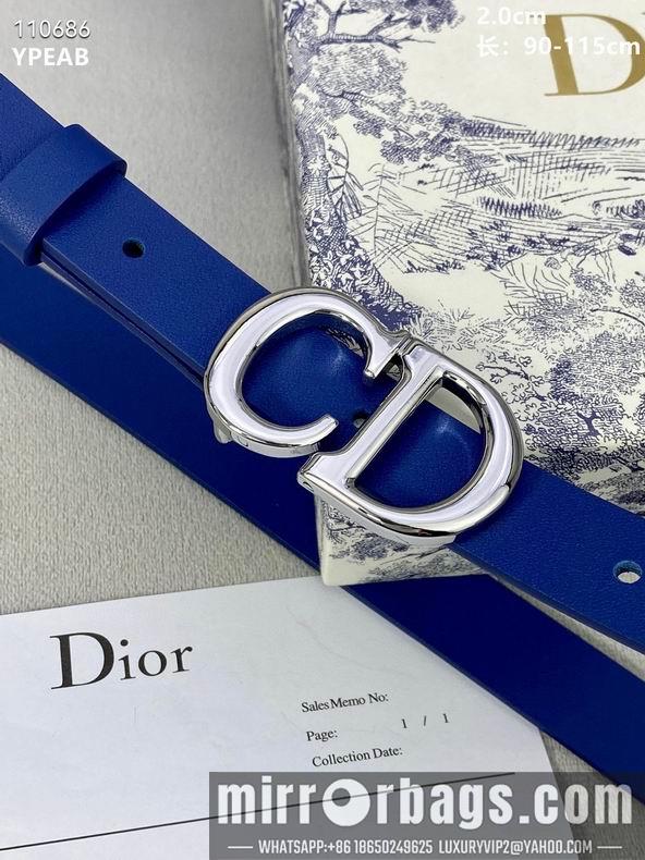 Dior Belt 20mmX90-115cm 8L04