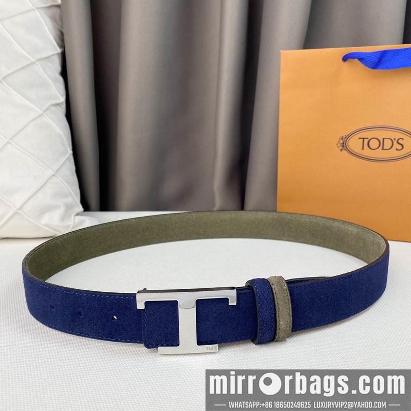 Tod's belt 34mmX95-125cm 7D02