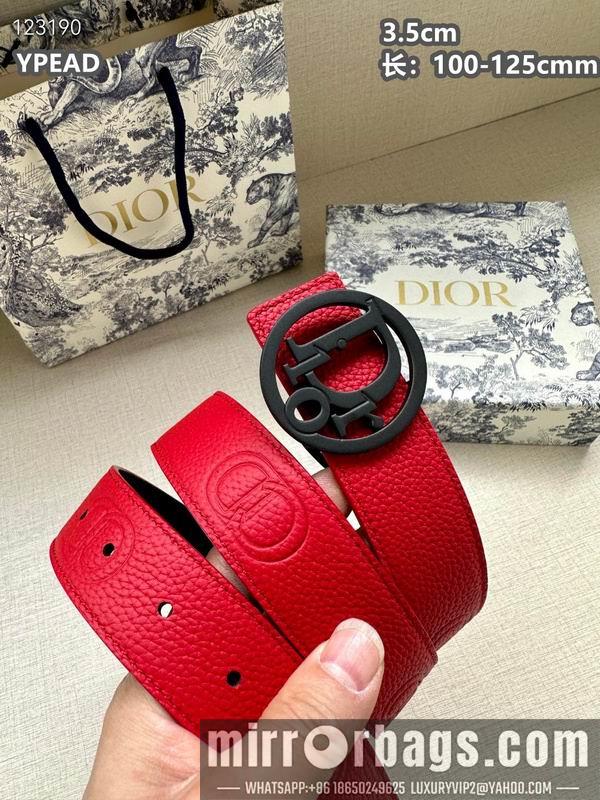 Dior belt 35mmX100-125cm 8L31