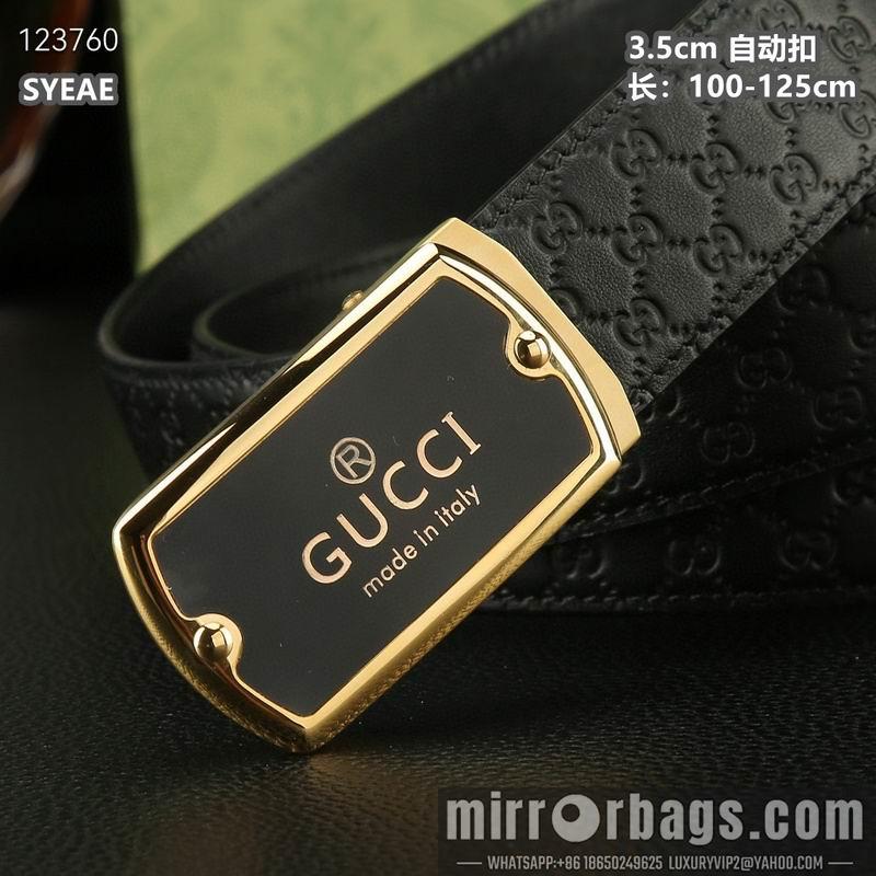 Gucci belt 35mmX100-125cm 8L50