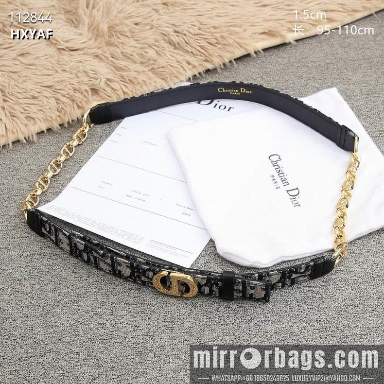 Dior belt 15mmX95-110cm 8L04