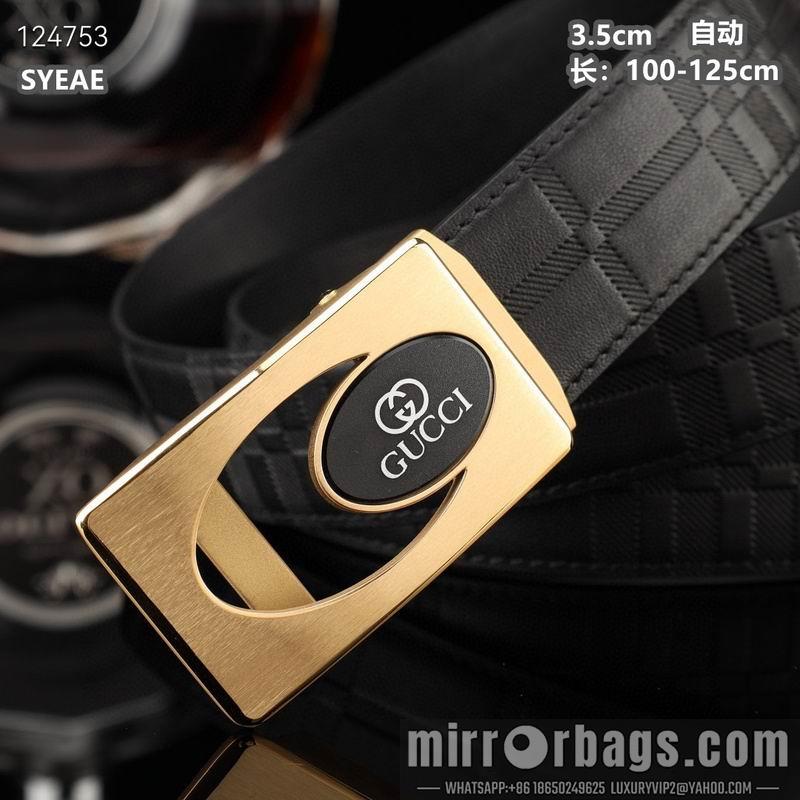 Gucci belt 35mmX100-125cm 8L24
