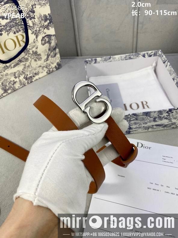 Dior Belt 20mmX90-115cm 8L04