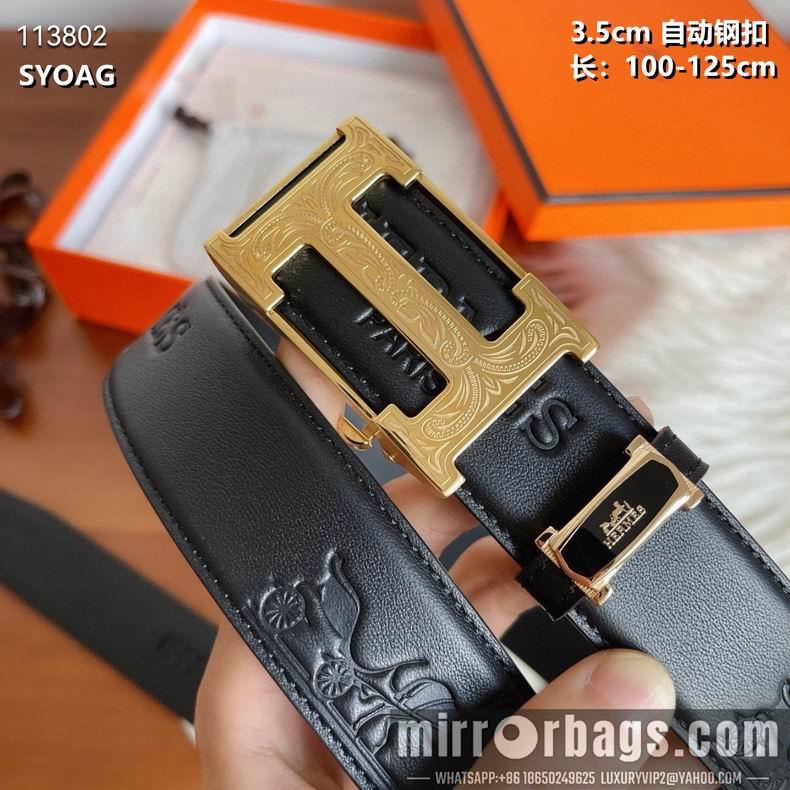 Hermes belt 自动钢扣35mmX100-125cm 8L082502