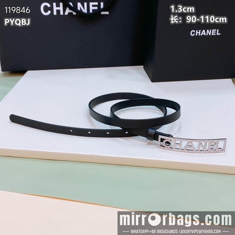 Chanel belt 13mmX90-110cm 8L040802